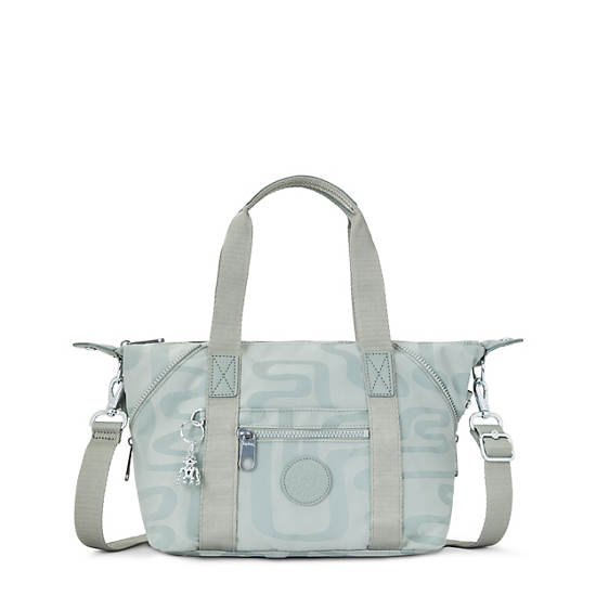 Kipling Art Mini Klassiska Printed Axelväska Mintgröna | SE 1843QM